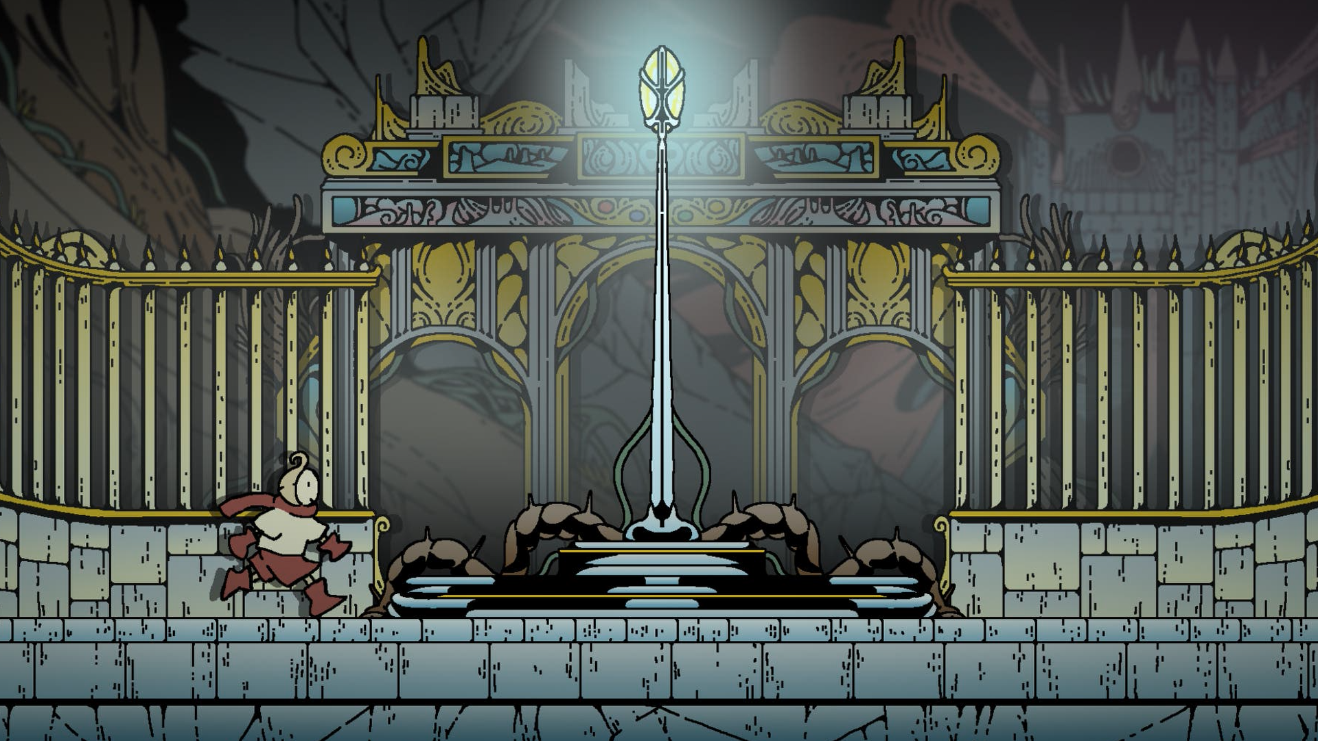 In Front of Corrupted Knight