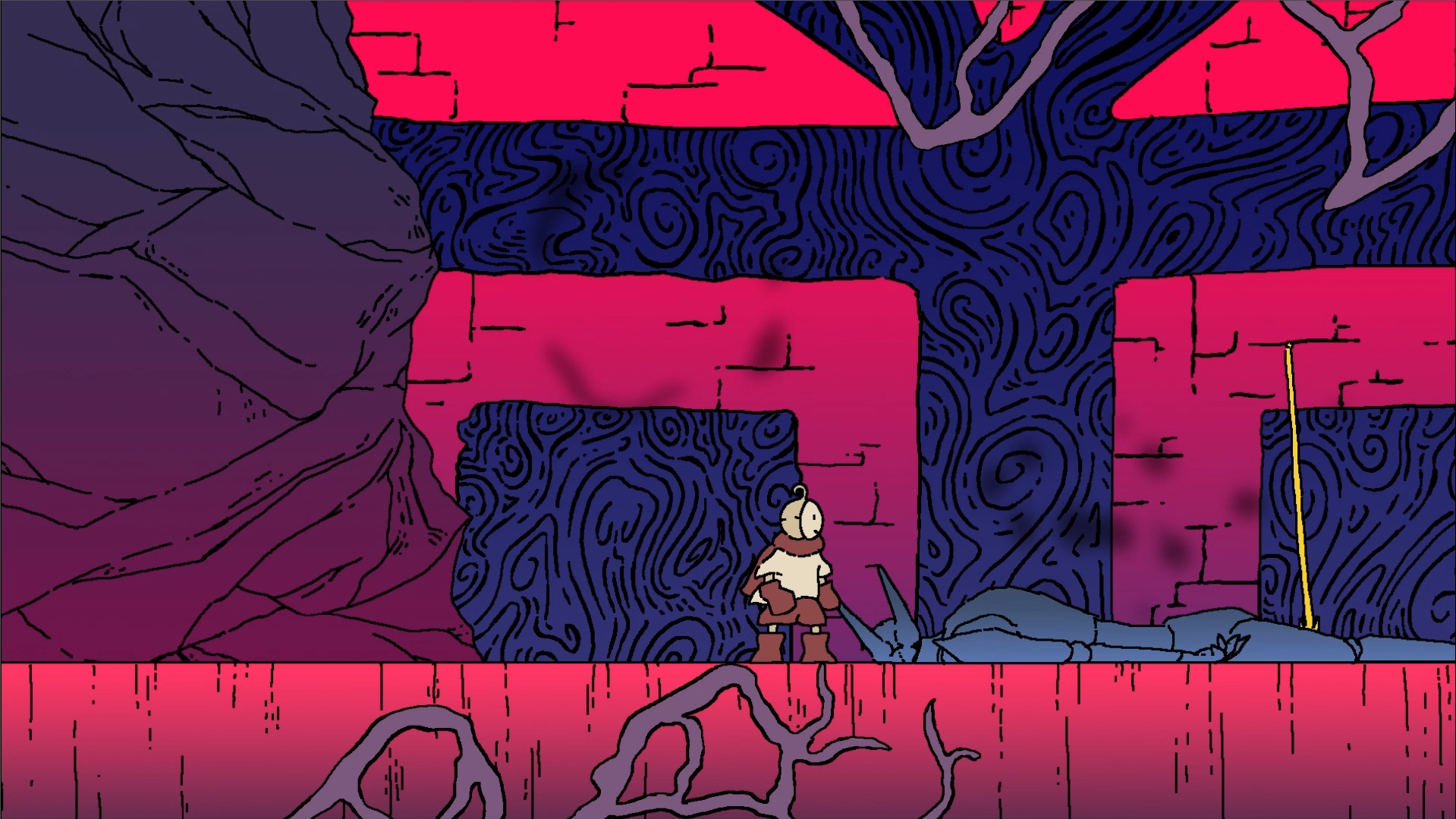 In Front of Corrupted Knight