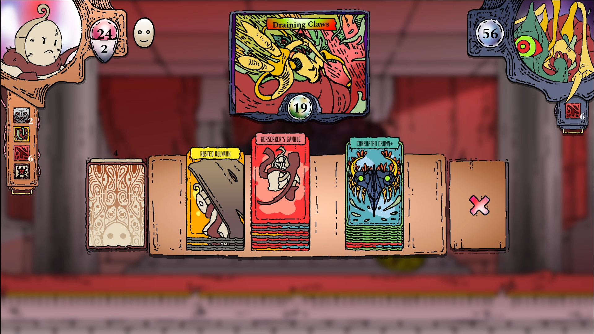 Card Battle Interface